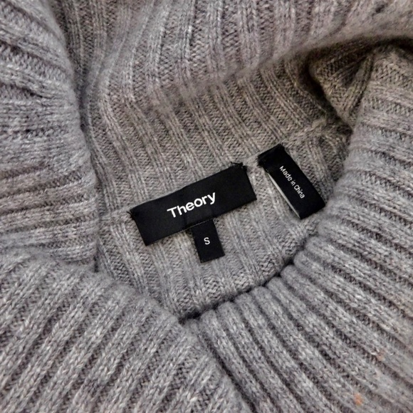 Women’s THEORY Madalina Ombré Charmant Turtleneck Sweater Wool Cashmere Small - Picture 9 of 11